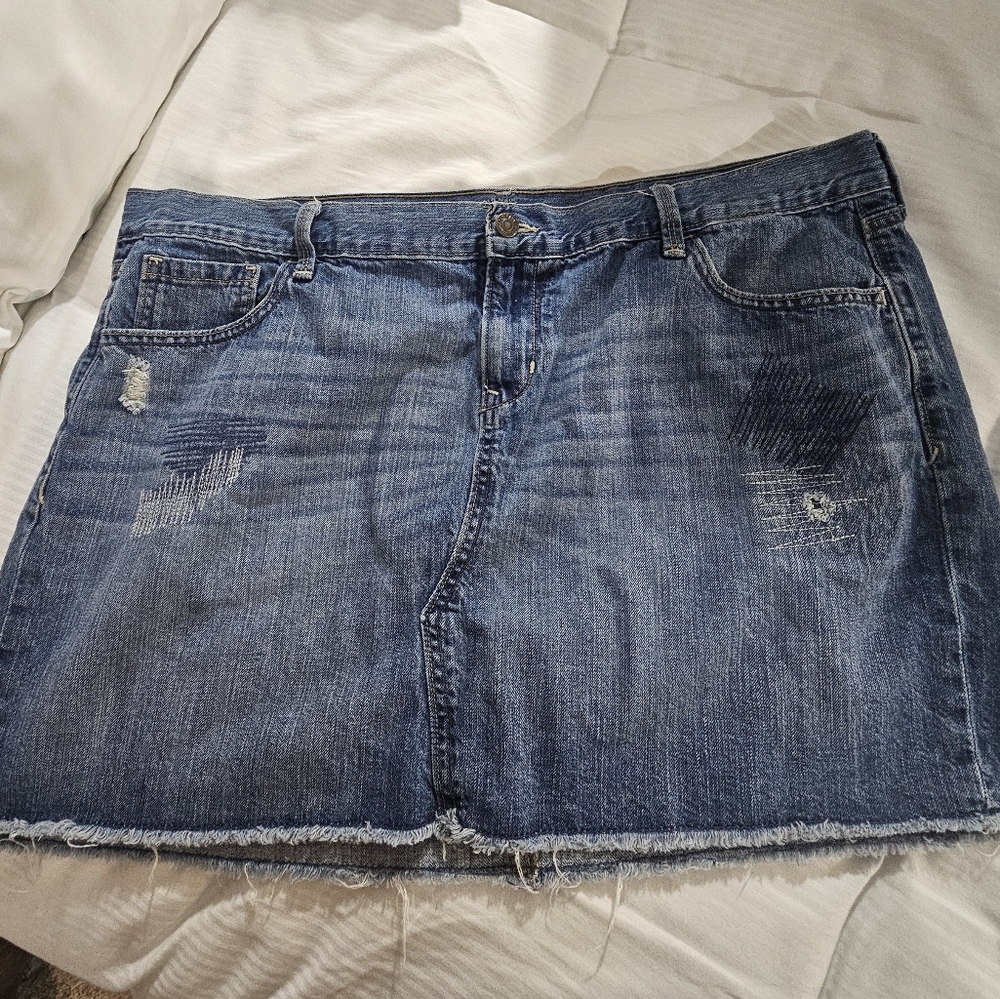 Old Navy Denim Mini Skirt Size 18